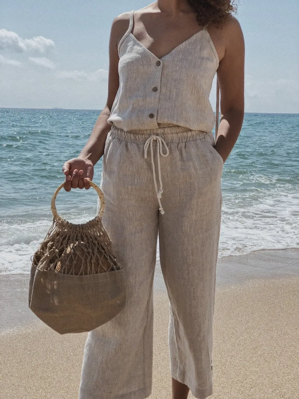 Pantalón de Lino Playa