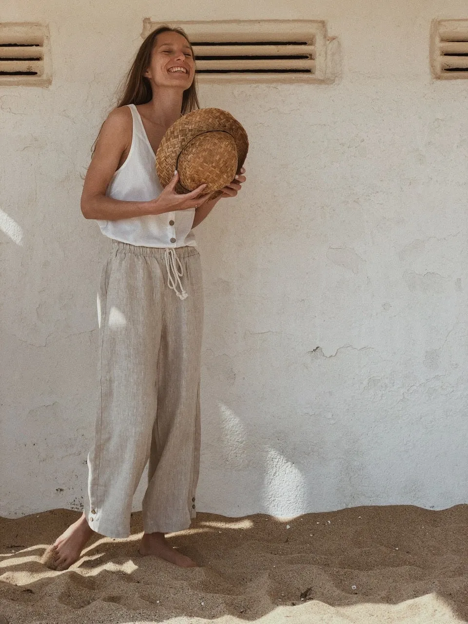 Pantalón de Lino Playa