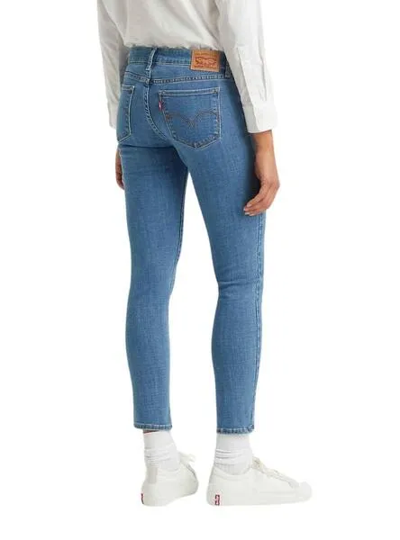 Pantalón Levis 711 Skinny New Azul para Mujer
