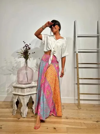 Pantalón Palazzo Estampado GINGBA 03