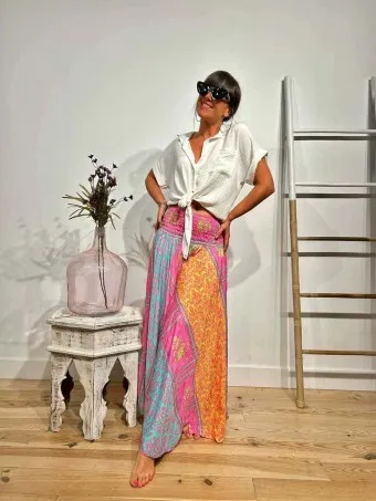 Pantalón Palazzo Estampado GINGBA 03