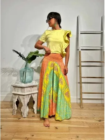 Pantalón Palazzo Estampado GINGBA 11