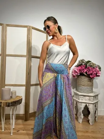 Pantalón Palazzo Estampado GINGBA 22