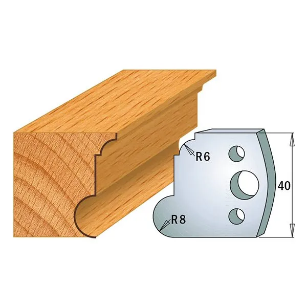 Par contracuchillas 40x4mm CMT 691.054