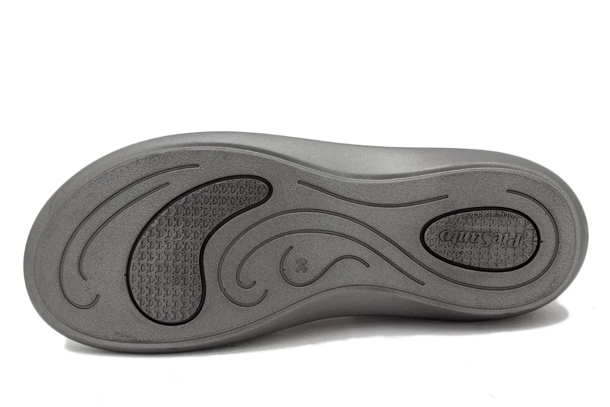 Pearl Metal Suede Removable Insole Sandal