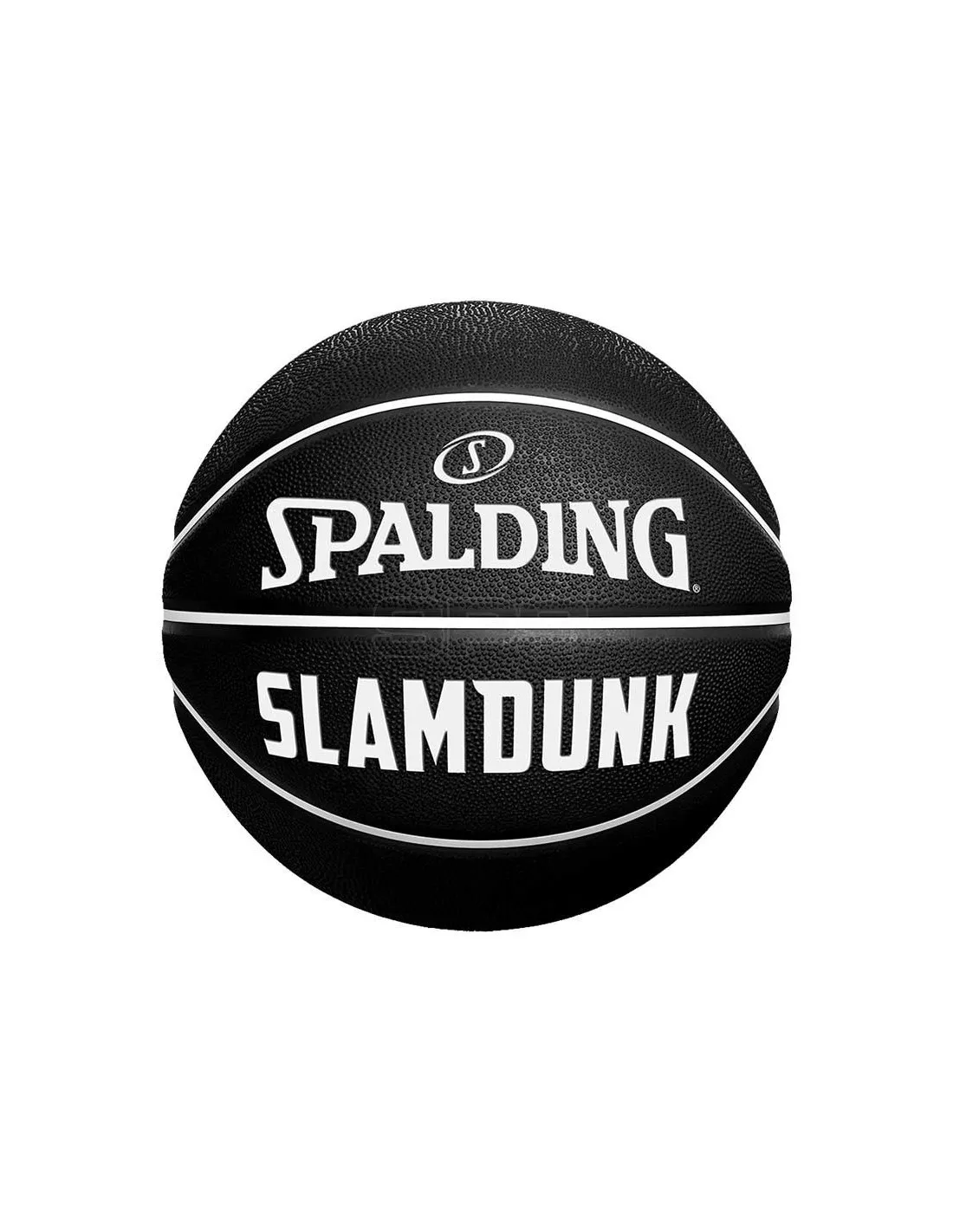 Pelota de Baloncesto Spalding Slam Dunk Black White Sz5 Rubber