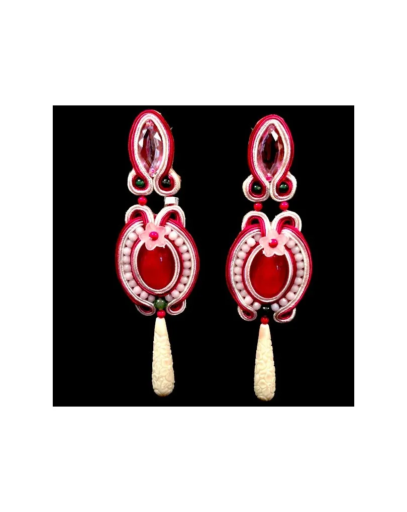 PENDIENTES FLAMENCA GRANDES DE LAGRIMA 
