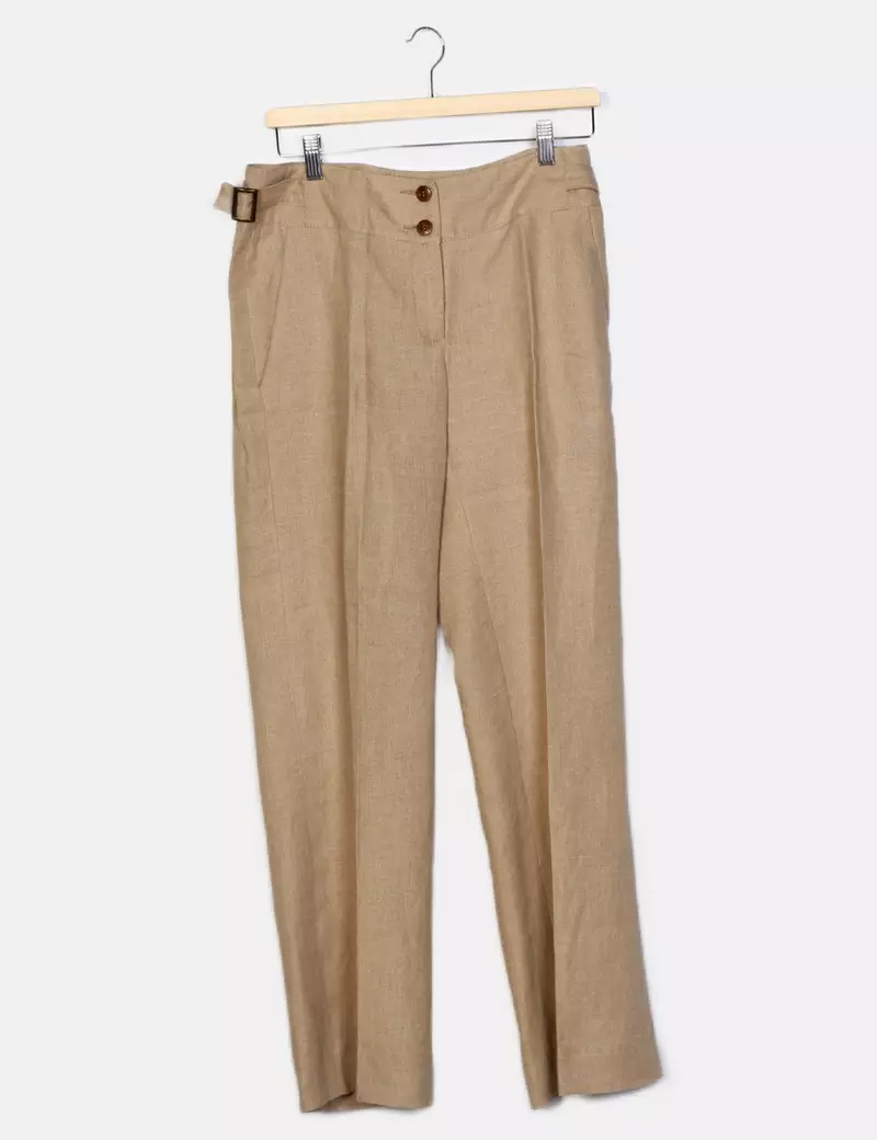 Penny black Pantalones de tela Rectos Lino