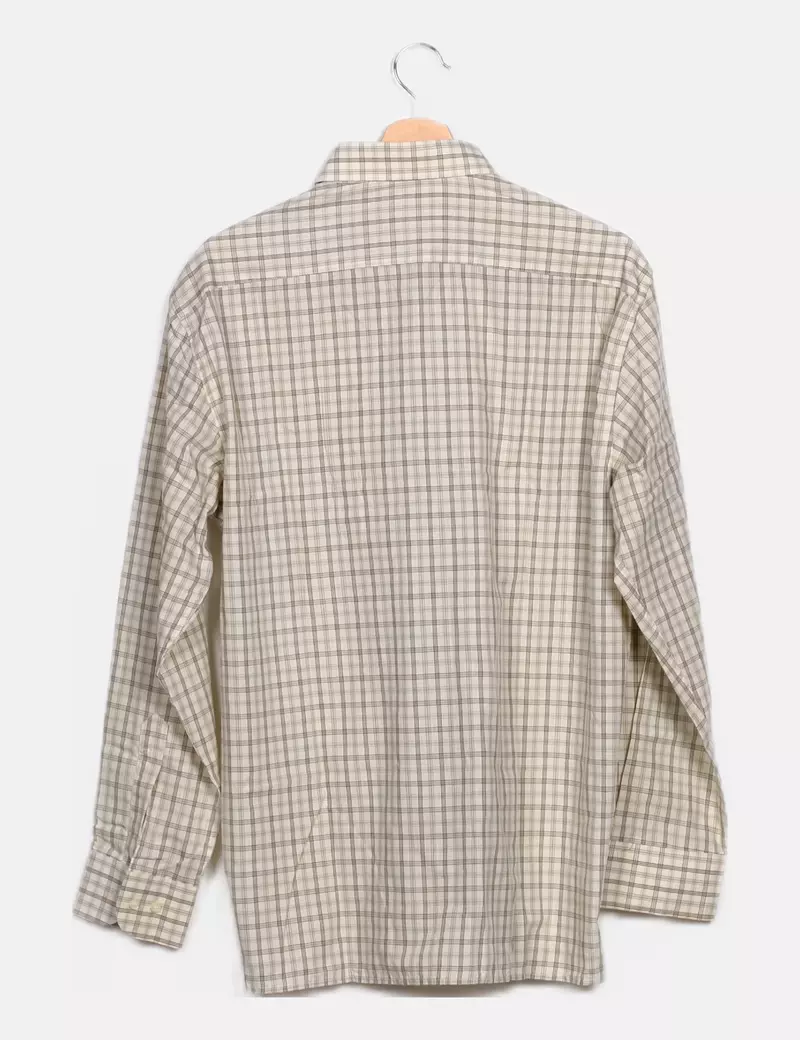 Peter Michael Camisa verde cuadros