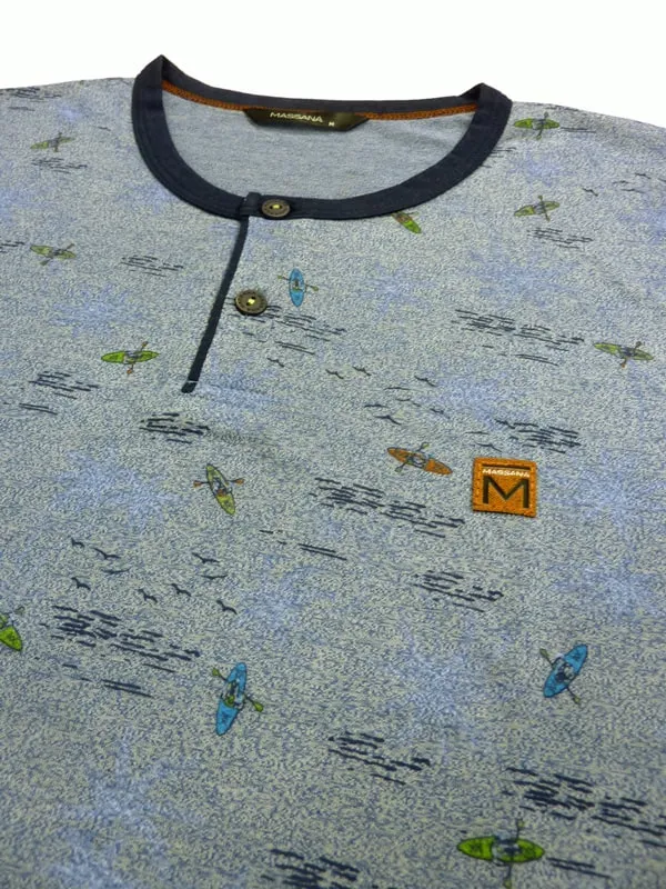 Pijama Massana de verano estampado con piraguas