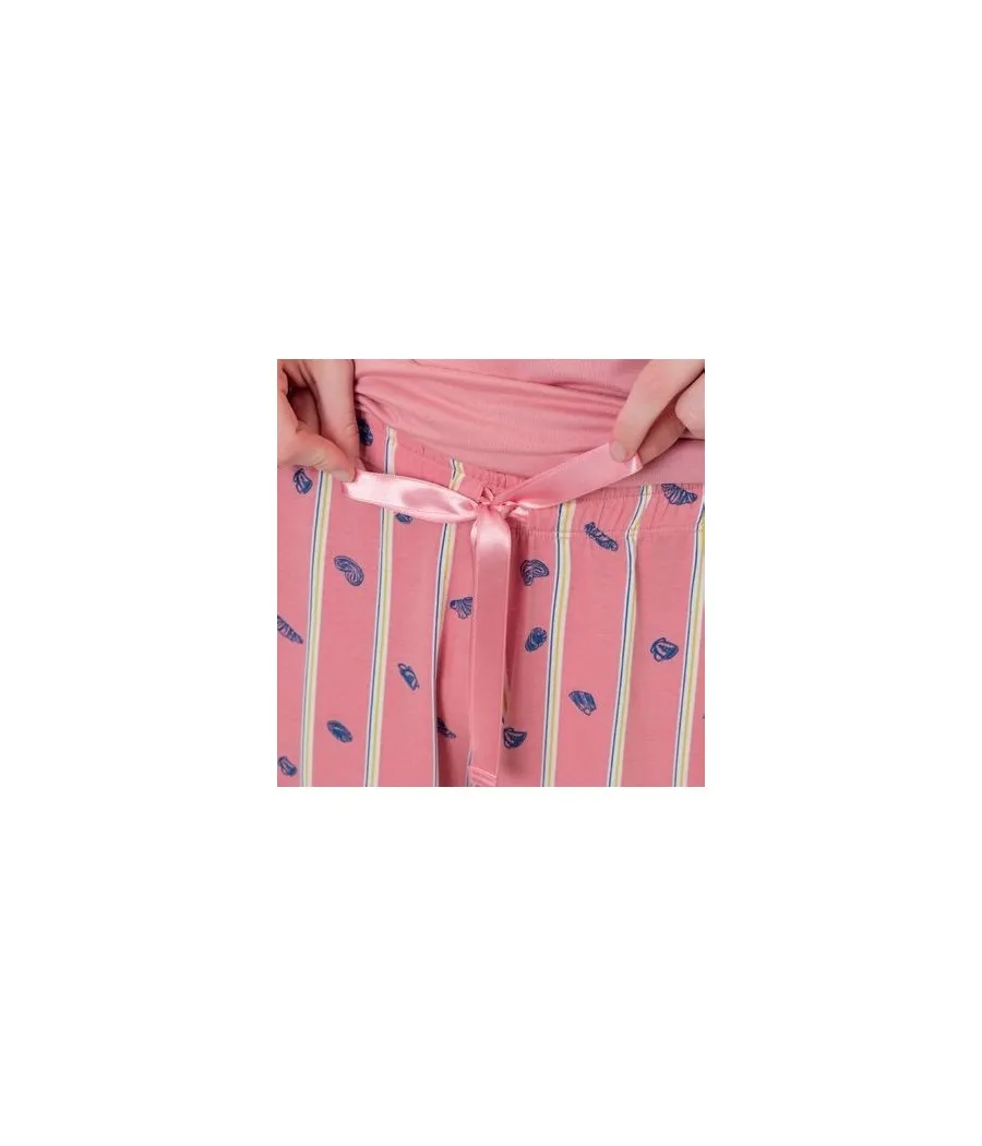 Pijama verano mujer Muydemi rosa