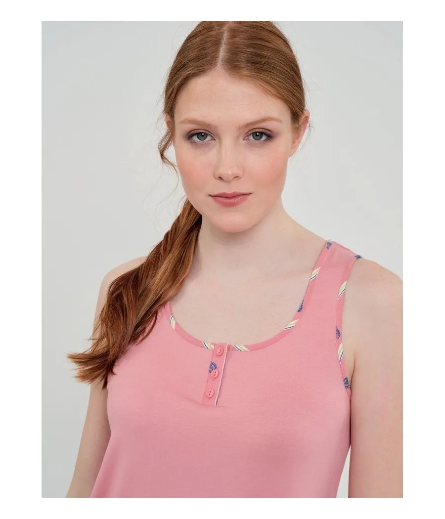 Pijama verano mujer Muydemi rosa