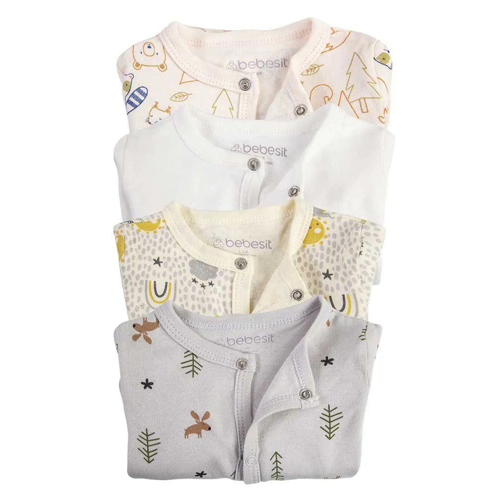 PIJAMA X4 UNISEX 69M BEBESIT