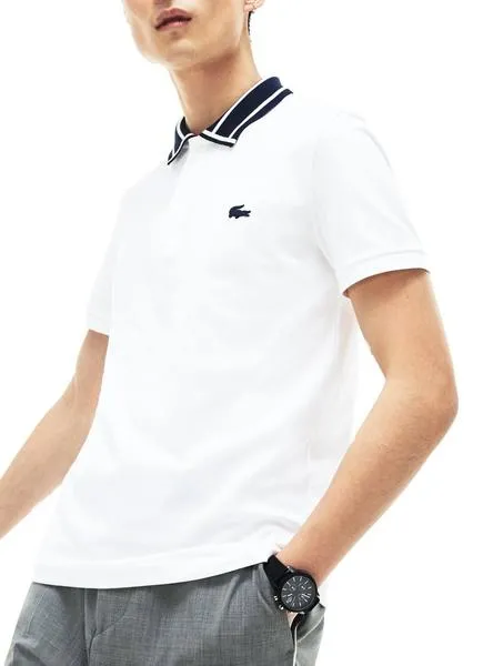polo lacoste ph4221 blanco hombre