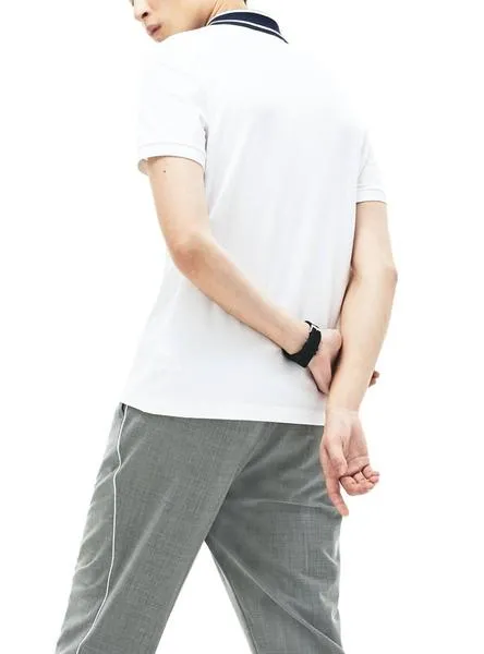 polo lacoste ph4221 blanco hombre