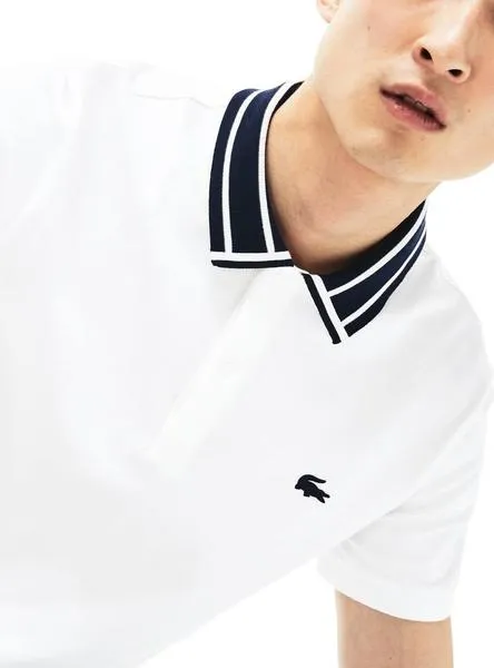 polo lacoste ph4221 blanco hombre