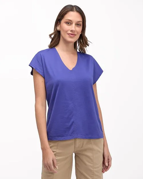 Polo Mujer Helen Morado Azulado