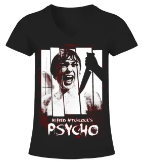 Psycho [1960] (2) Camiseta cuello pico Mujer