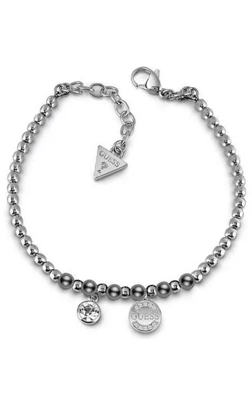 pulsera guess uptown chic plateada
