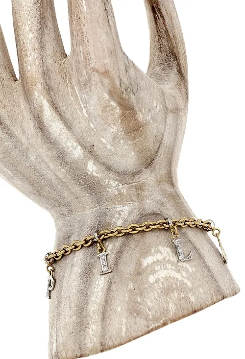 PULSERA ORO BICOLOR NOMBRE PILAR OPORTUNIDAD 101_PP3B5
