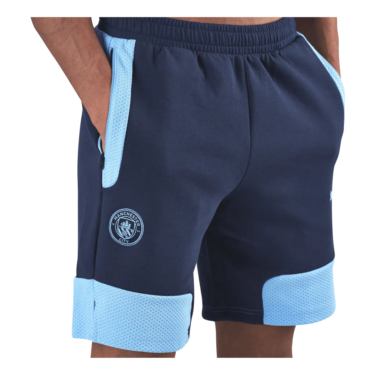 Puma MCFC Evostripe Shorts Blue