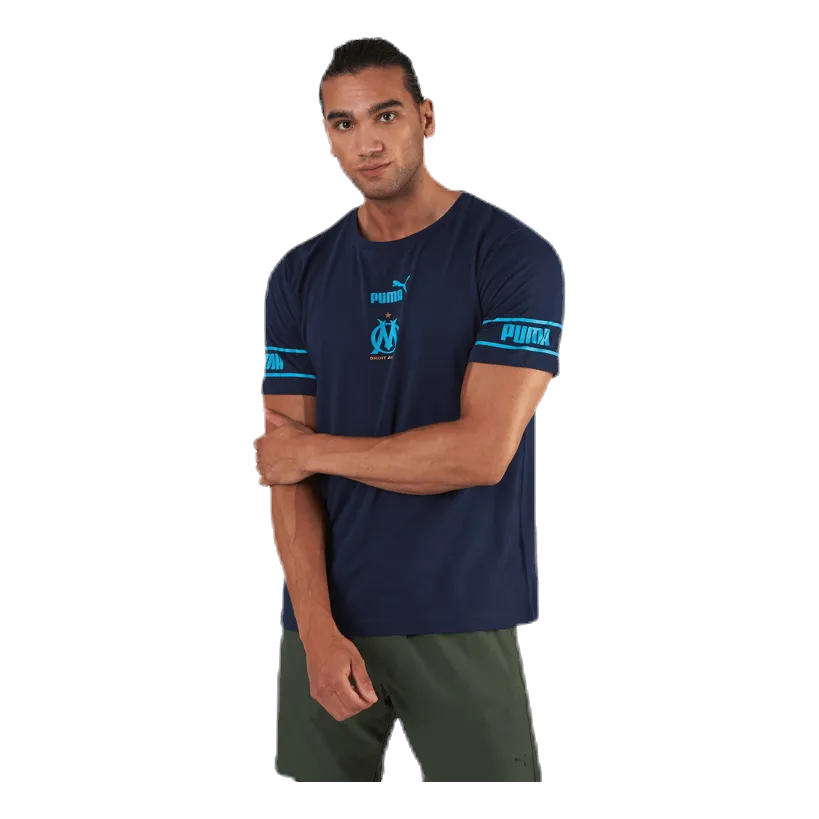 Puma Olympique Marseille Culture Tee II Blue