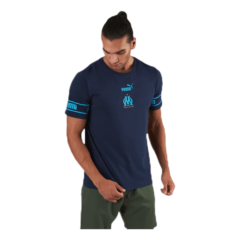 Puma Olympique Marseille Culture Tee II Blue