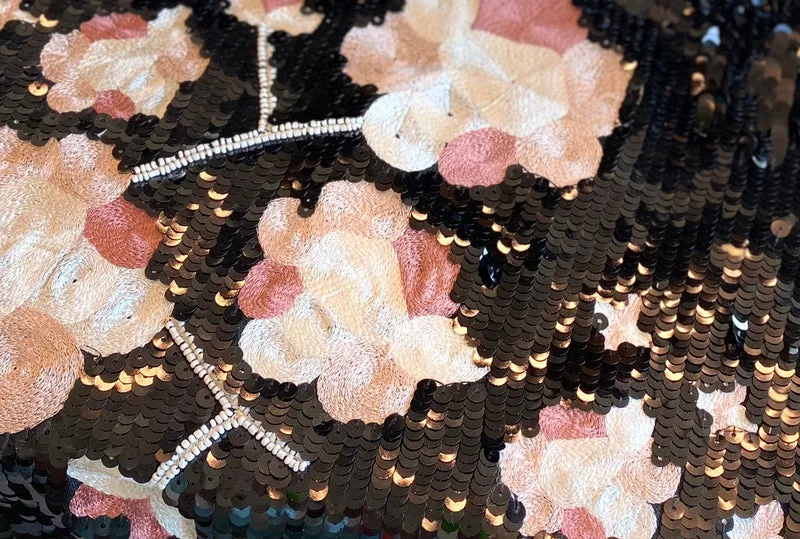 RAPSODIA Falda Mini Bordada Lentejuelas