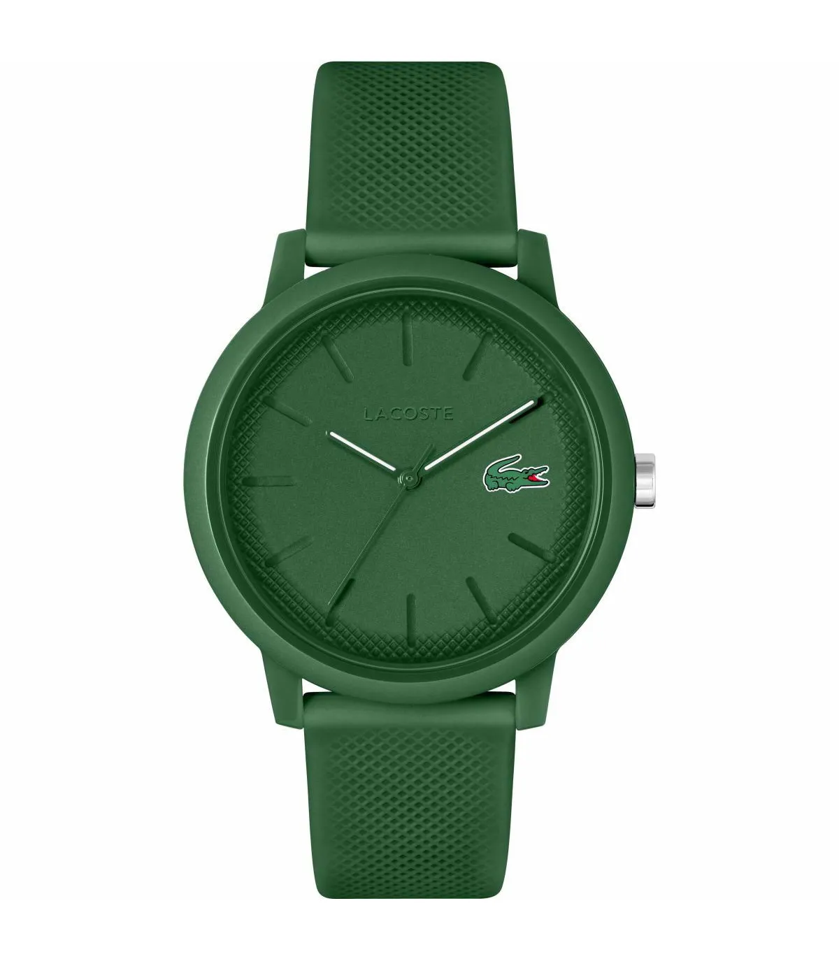 RELOJ LACOSTE 12.12 UNISEX SILICONA VERDE ANALóGICO  2011170