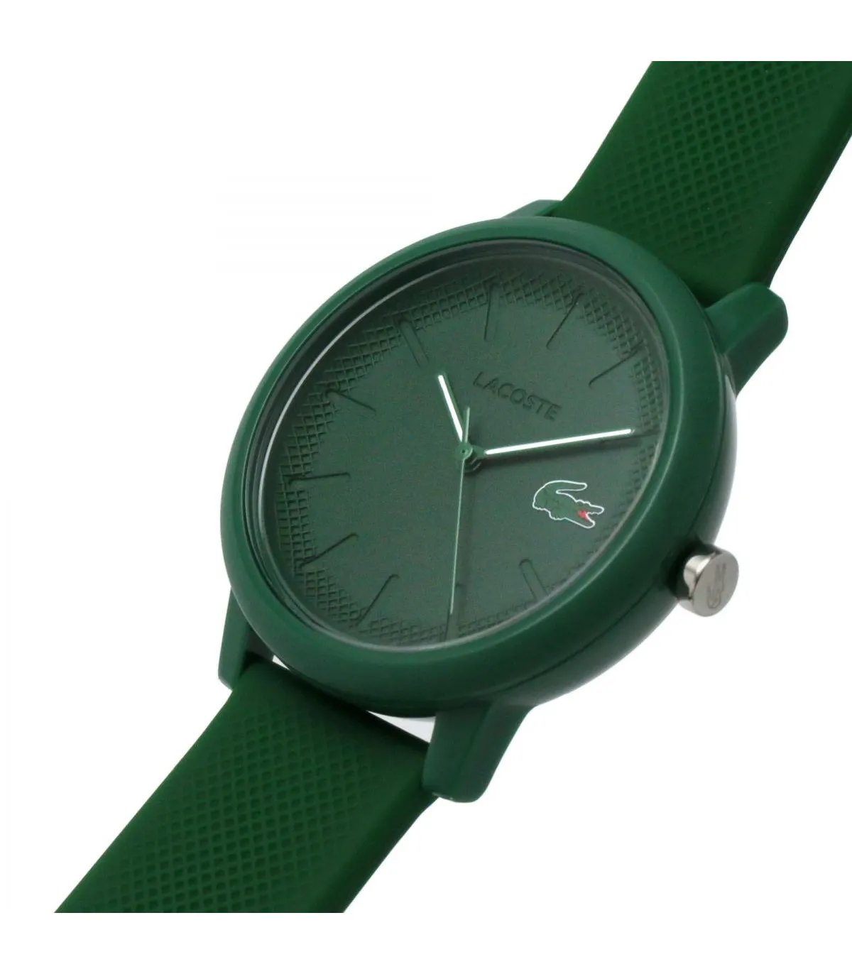 RELOJ LACOSTE 12.12 UNISEX SILICONA VERDE ANALóGICO  2011170