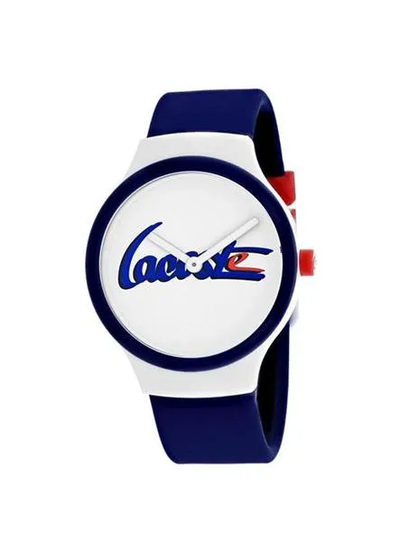 reloj lacoste silicon blue