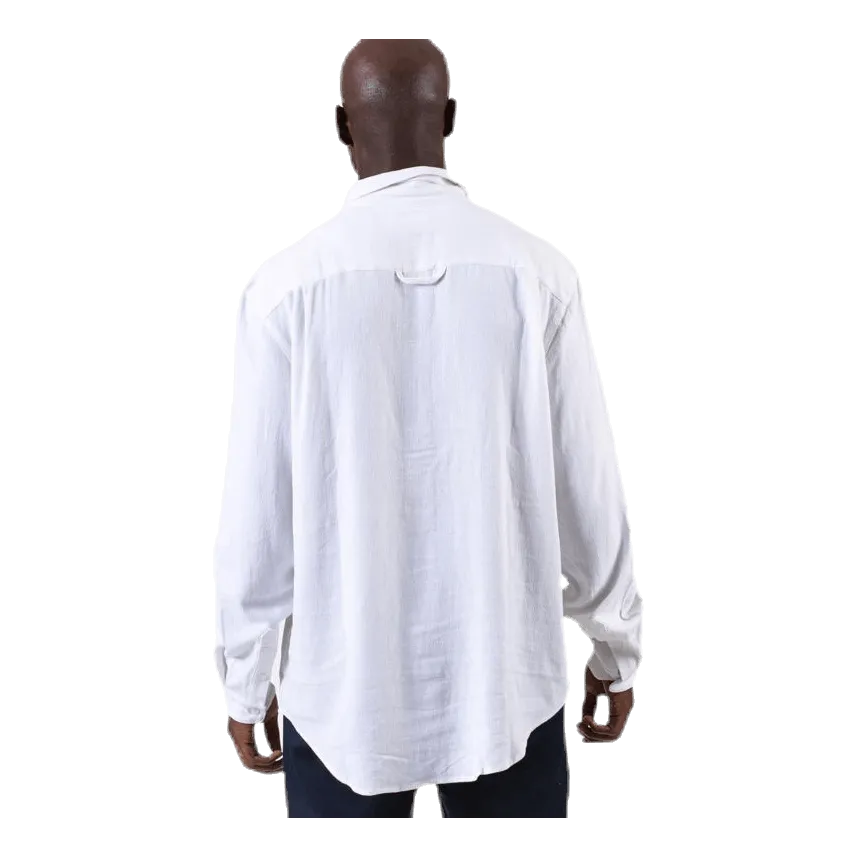 Resteröds Pop Over Shirt White