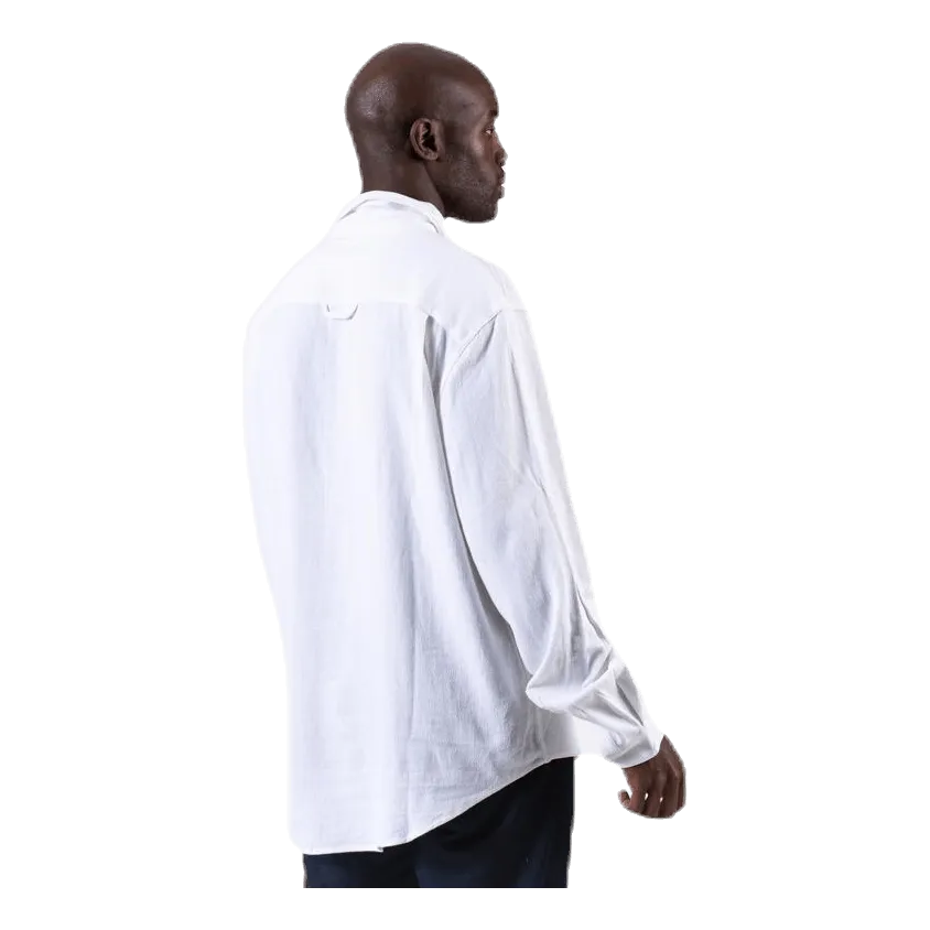 Resteröds Pop Over Shirt White