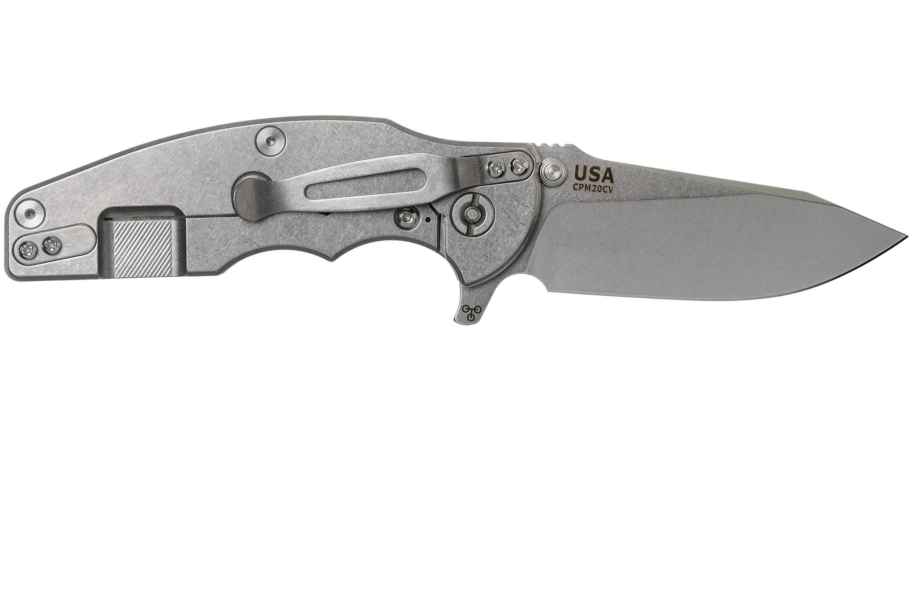 Rick Hinderer Jurassic slicer OD Green G10 CPM 20CV navaja