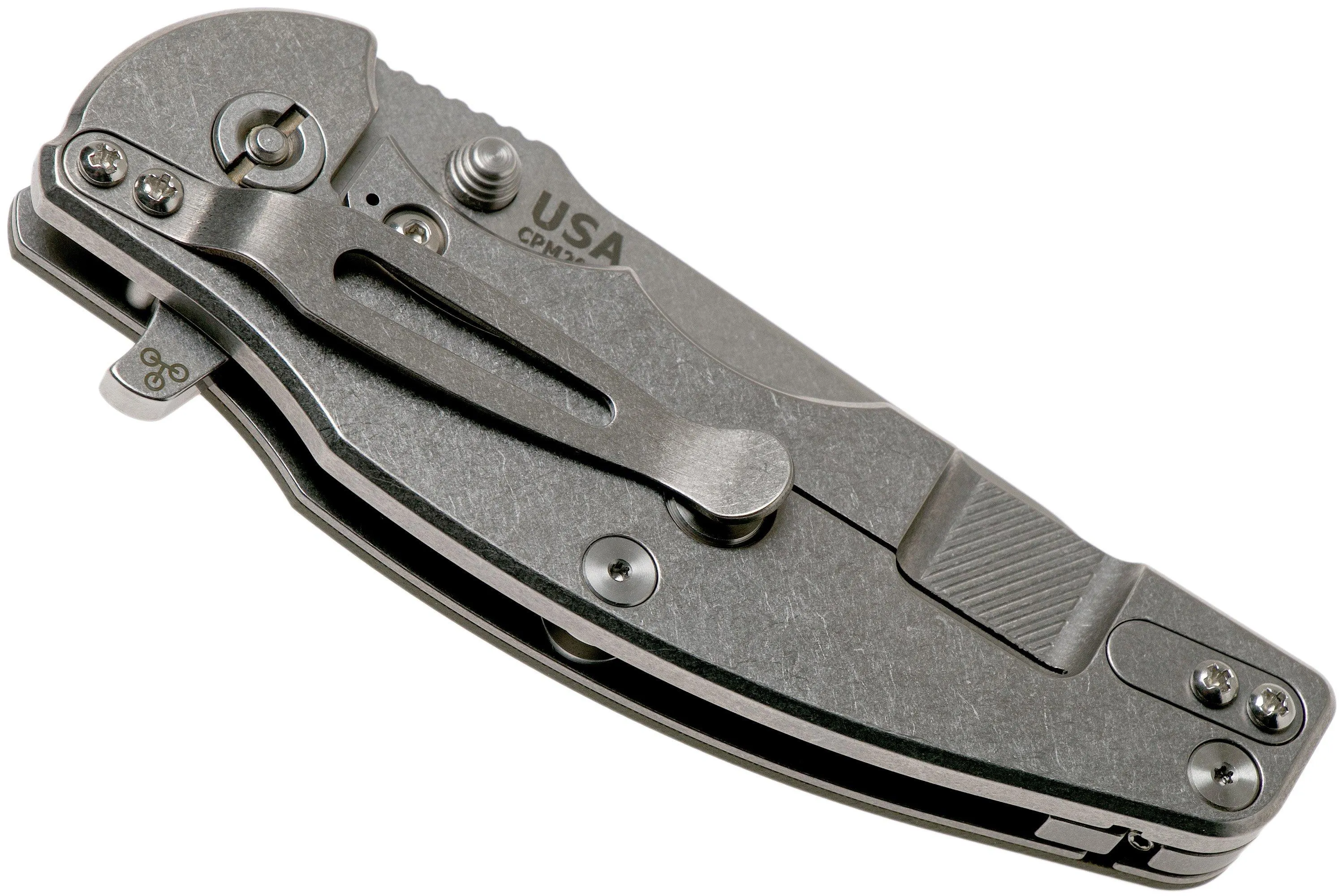Rick Hinderer Jurassic slicer OD Green G10 CPM 20CV navaja