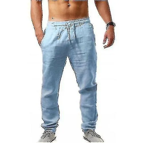 Ropa de algodón casual para hombres Pantalones sueltos de harén Playa Yoga Pantalones hippies