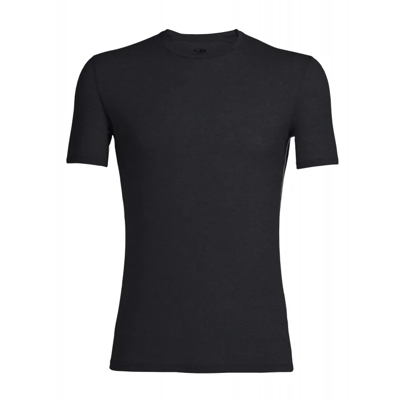 Ropa interior técnica ICEBREAKER Anatomica Ss Crewe (black/monsoon) Hombre