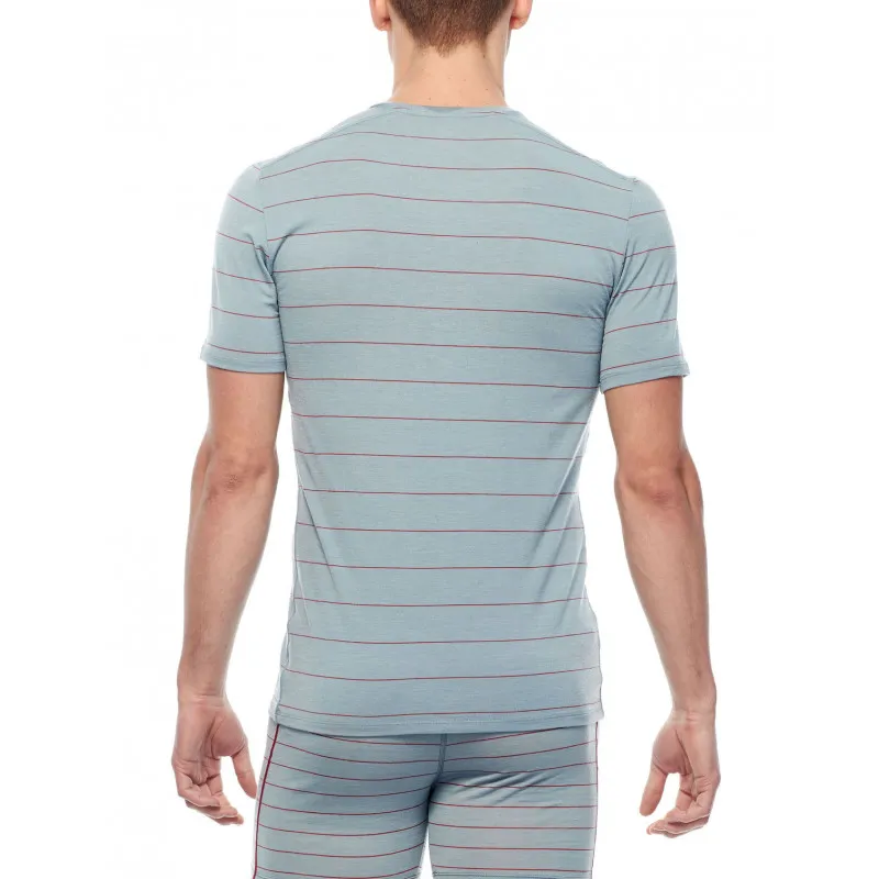Ropa interior técnica ICEBREAKER Anatomica Ss Crewe (black/monsoon) Hombre