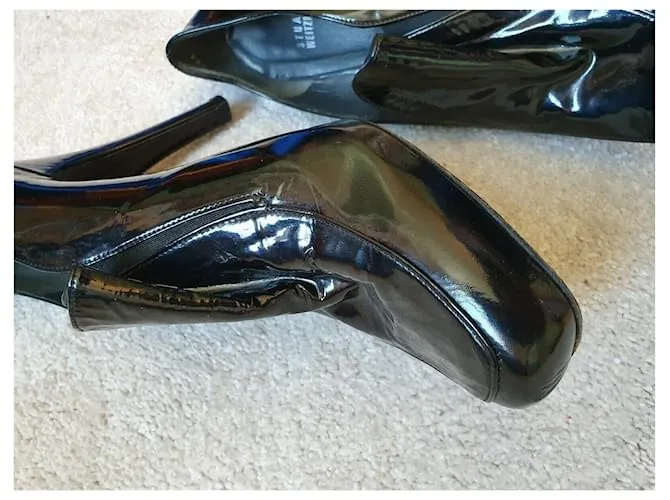 Salones Stuart Weitzman de charol Negro 