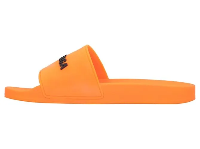 Sandalia de piscina para hombre Balenciaga naranja 