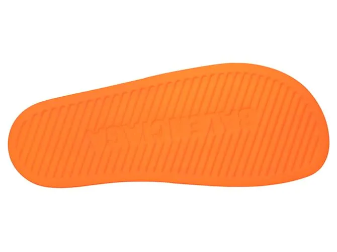 Sandalia de piscina para hombre Balenciaga naranja 