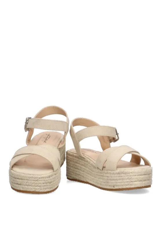 SANDALIA LUNA COLLECTION 65689 BEIGE