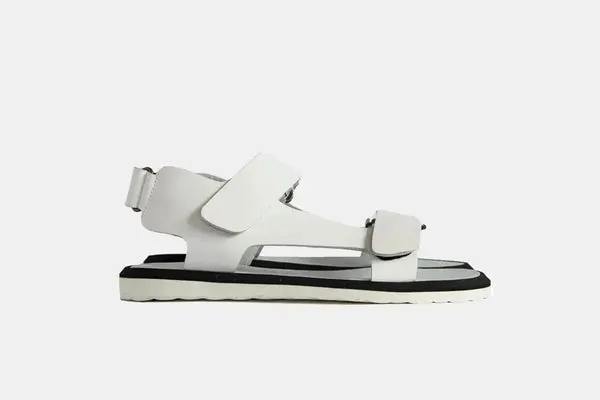 SANDALIA MUJER  NOMAD WHITE/BLACK