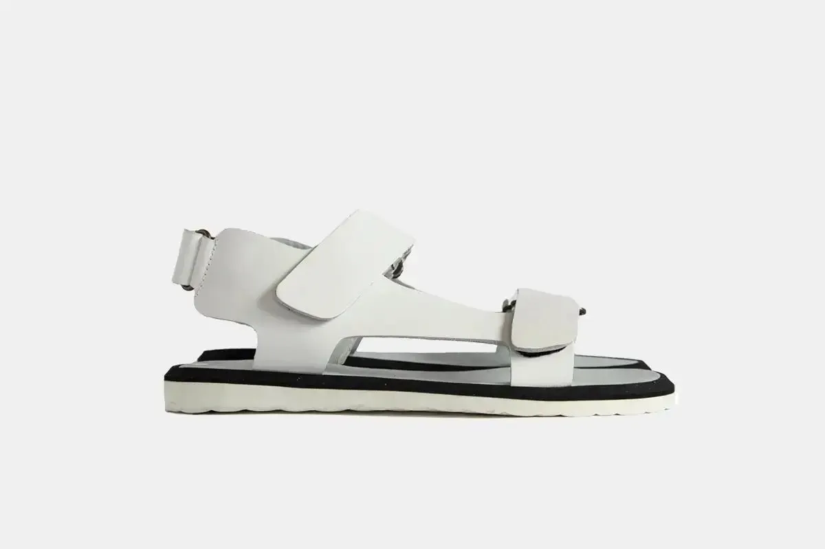 SANDALIA MUJER  NOMAD WHITE/BLACK