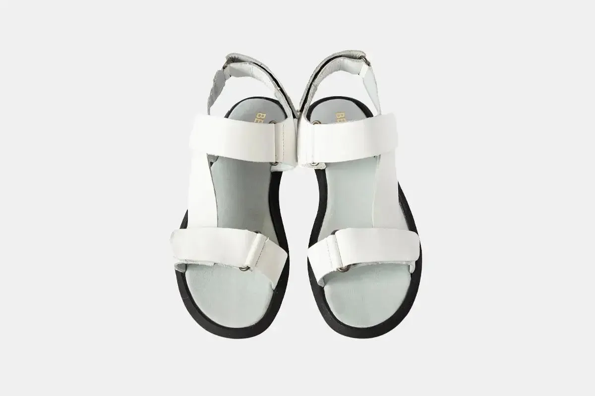 SANDALIA MUJER  NOMAD WHITE/BLACK