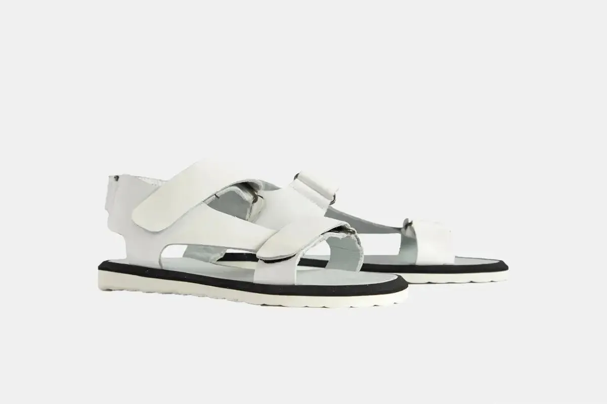 SANDALIA MUJER  NOMAD WHITE/BLACK