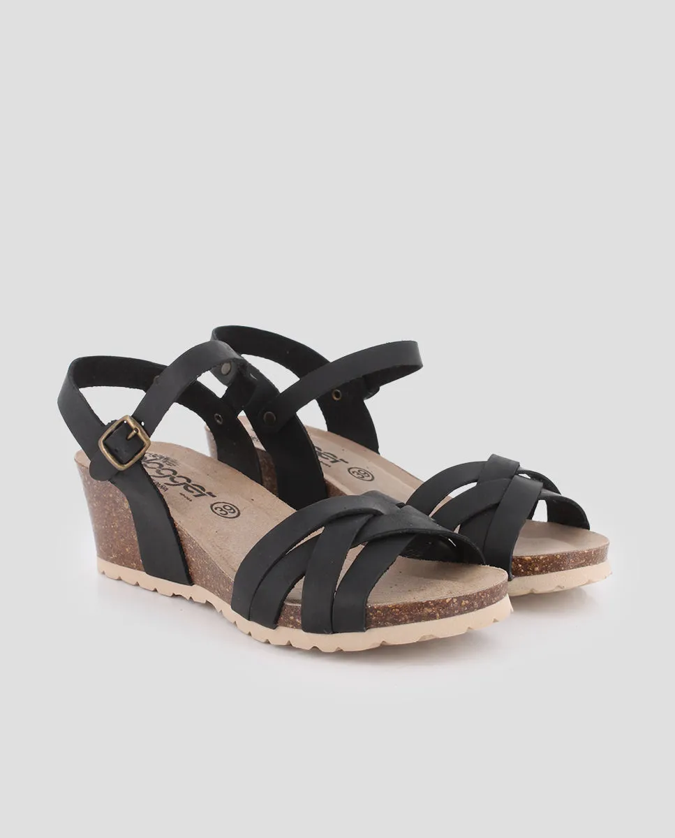 Sandalias de cuña Agata