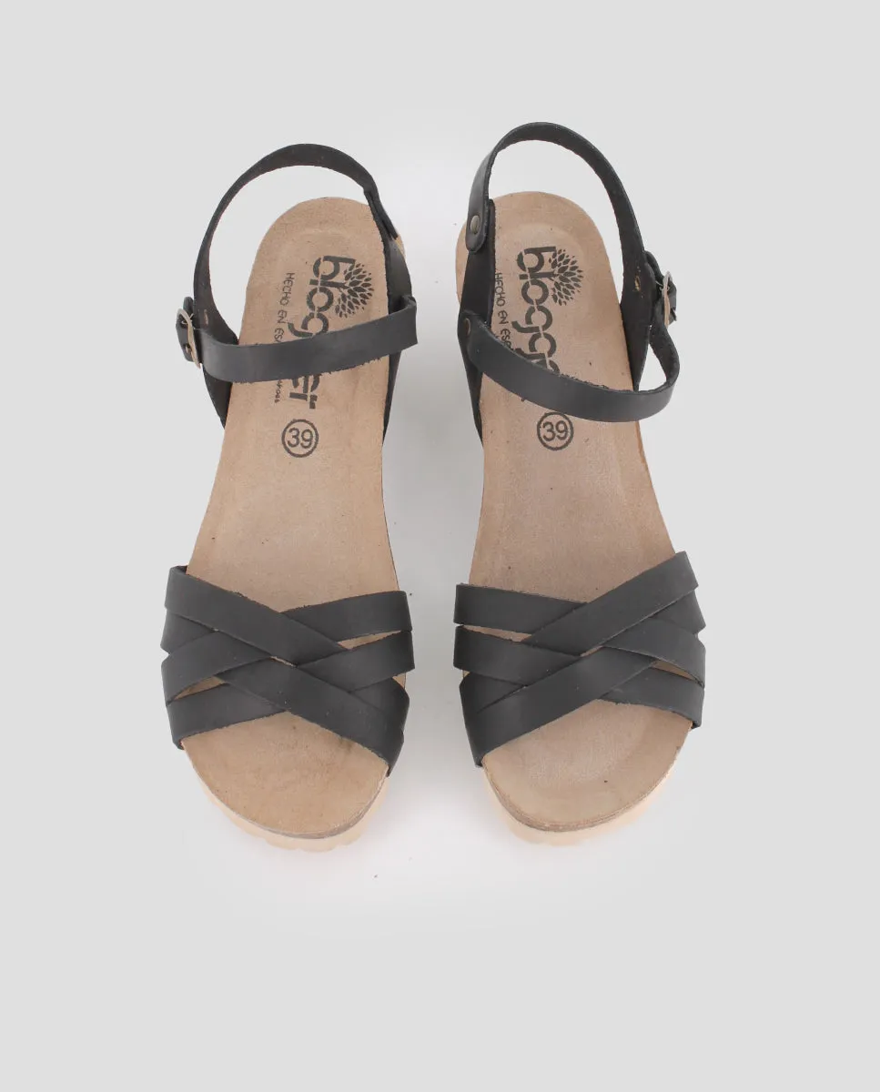 Sandalias de cuña Agata