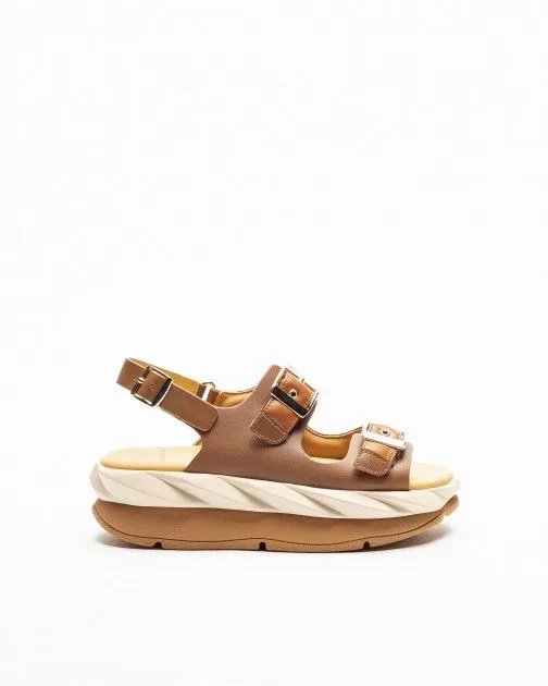 Sandalias de plataforma 4ccccees MELLOW WIND Camel