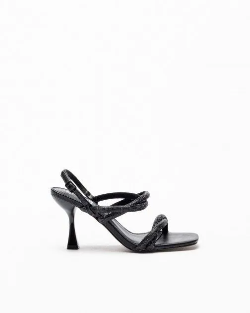 SANDALIAS DE TACóN ALTO EXé ALBERTA935 NEGRO